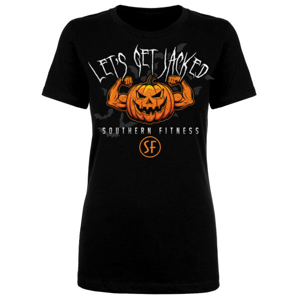 LET'S GET JACKED - WOMEN'S FITTED T-SHIRT Thumbnail