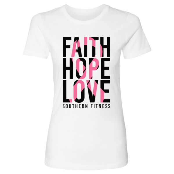 FAITH HOPE LOVE - WOMEN'S FITTED T-SHIRT Thumbnail